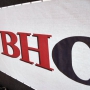 Barrier Netting - WBHO Banner on White Mesh
