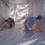 Thermal container liner fitment